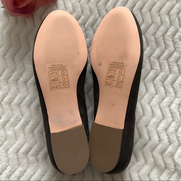 J.Crew Factory Gray Suede Leather Loafers Sz 7 - Picture 6 of 12